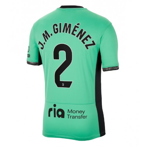 Maillot de foot Atletico Madrid Jose Gimenez #2 Troisième 2023-24 Manches Courte